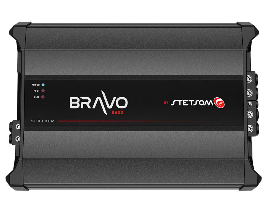 Amplificador BRAVO BASS 5K - 1 Canal, 1 Ohm, 5000W RMS