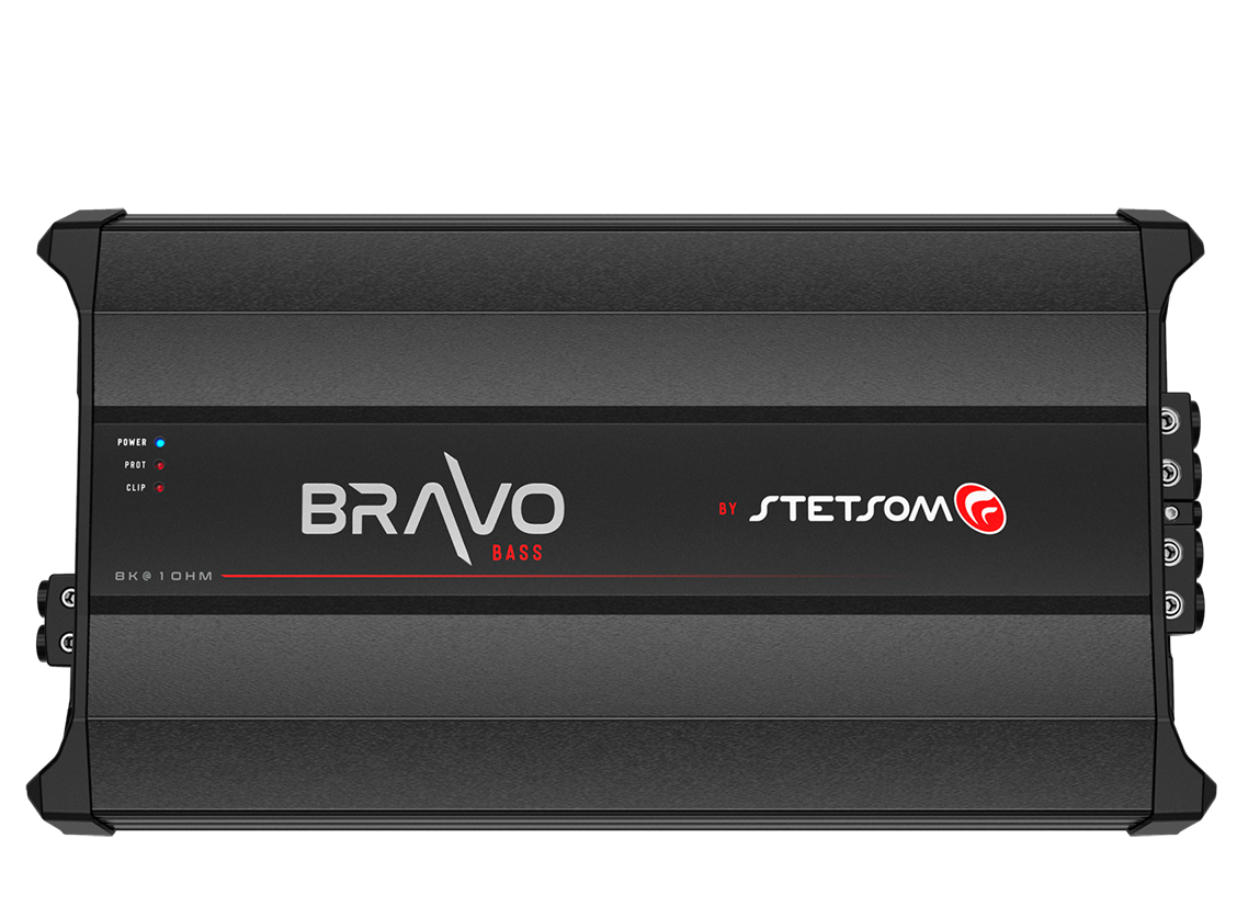 Amplificador BRAVO BASS 8K - 1 Canal, 1 Ohm, 8200W RMS