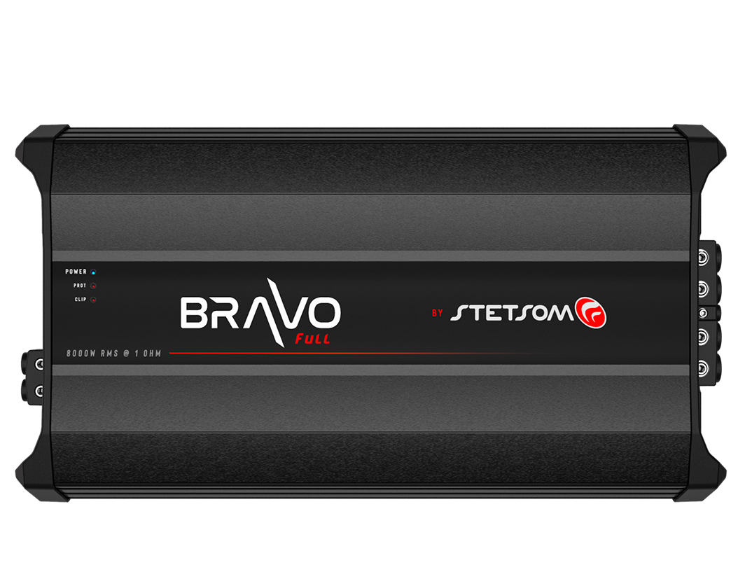 Amplificador BRAVO FULL 8000 - 1 Canal, 1 Ohm, 8000W RMS