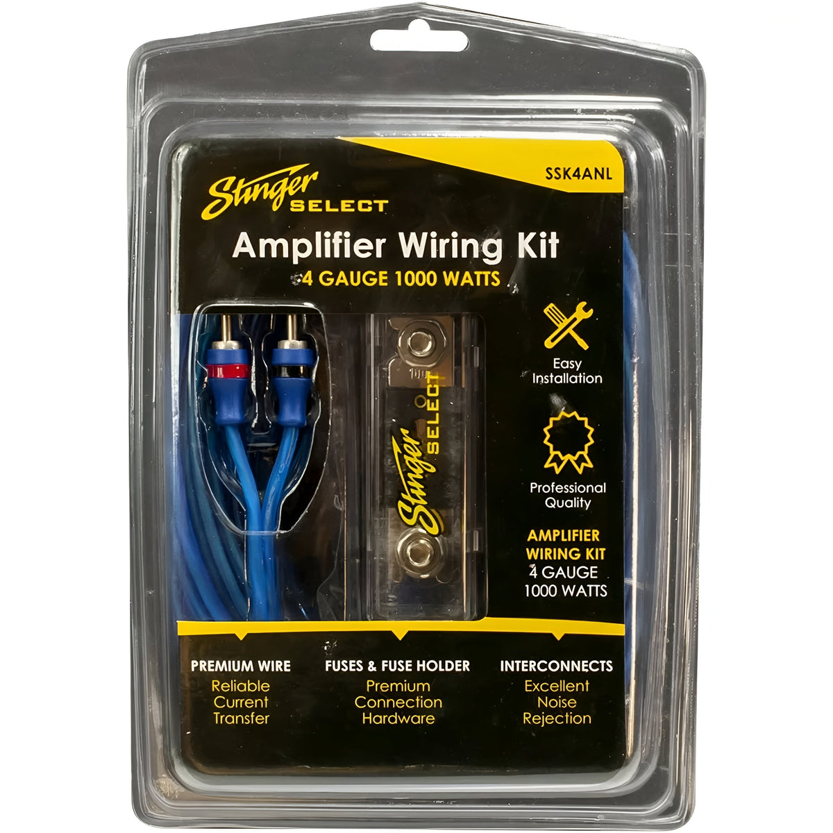 Kit de Cables Stinger Select 4 Gauge 1000 Watts