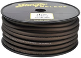 Rollo de Cable Stinger Negro 4 Gauge 30 Metros