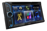 RADIO DOBLE DIN 6.1" DVD, CD, MP3, AUX, HDMI, IPOD, 50X4W, BLUETOOTH