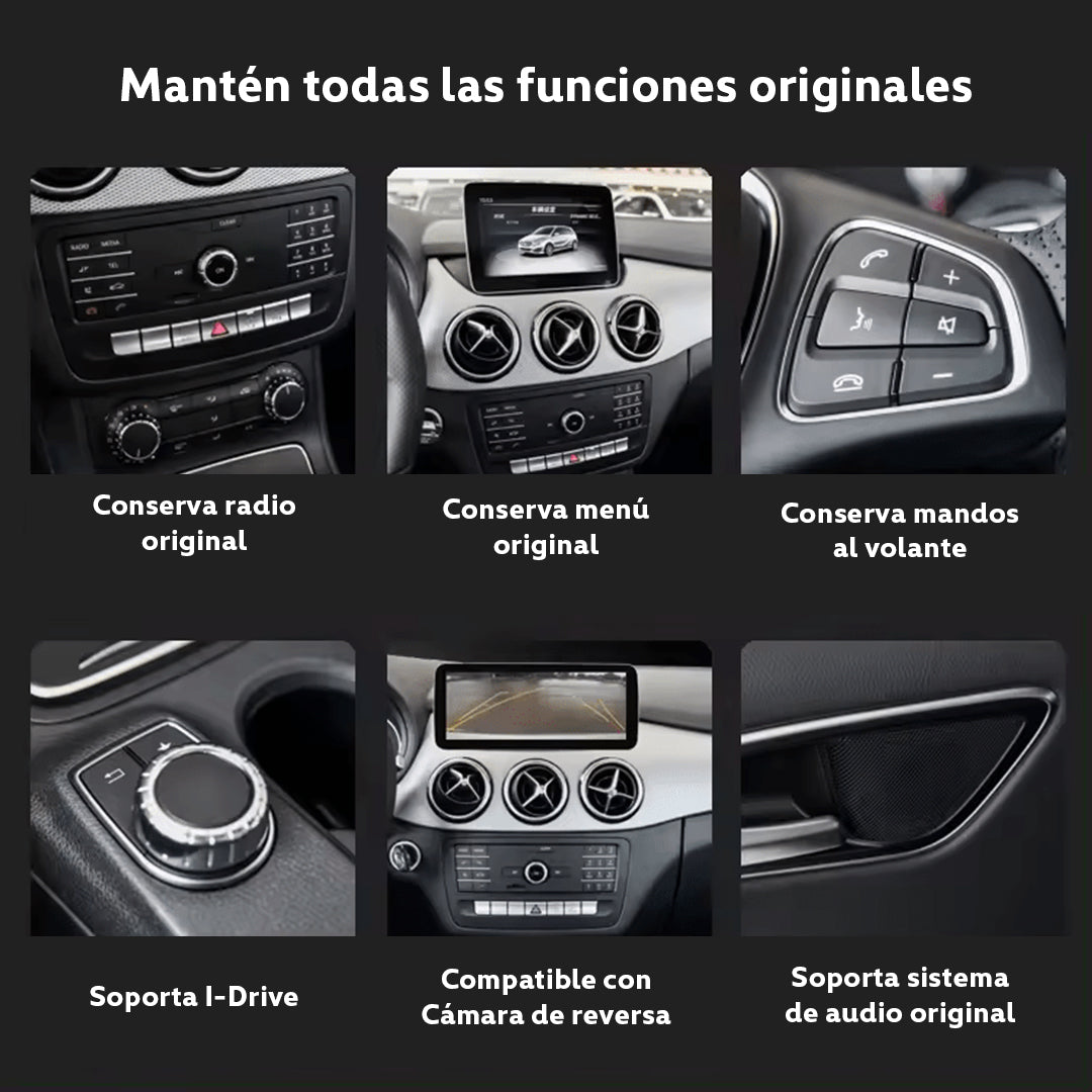 Pantalla Mercedes Benz A/GLA/G/CLA-CLASS NTG4.5 2013-2015 10.25 Pulgadas Apple Carplay & Android Auto 8GB RAM
