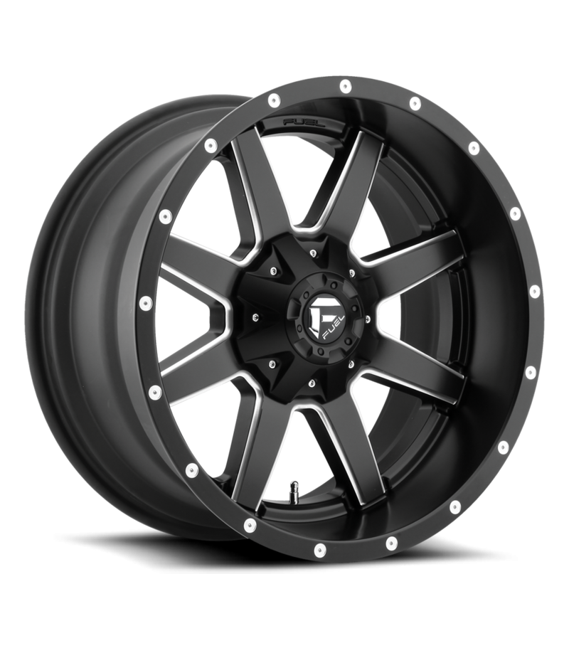 Llanta Fuel Maverick D538 Matte Black Milled Aro 20x9 6x139.7 6x135