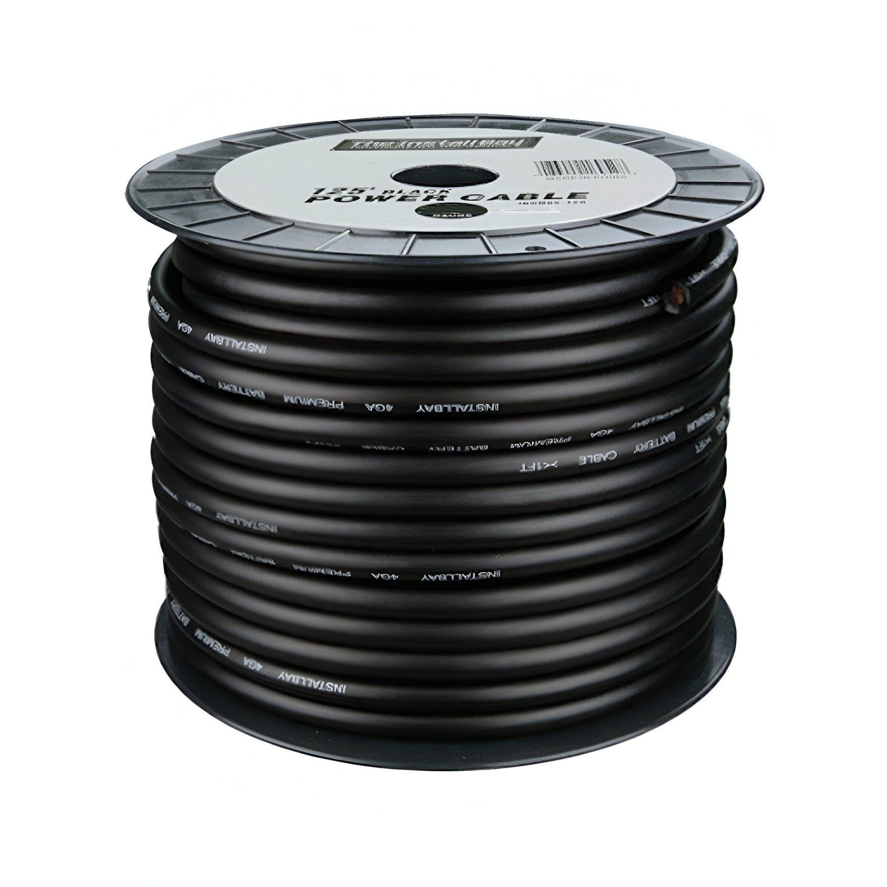 Cable de Alimentación 4 AWG Negro - Bobina de 125 ft (38,10 mts) para Instalaciones Eléctricas