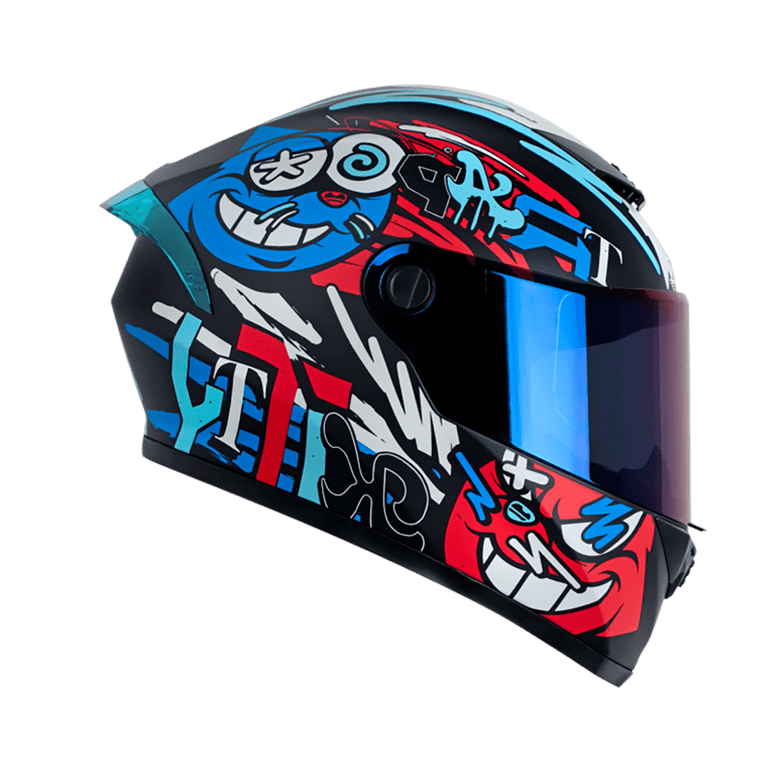 Casco Moto Xone 500GT Kitt AZ Integral Certificado DOT Acreditado