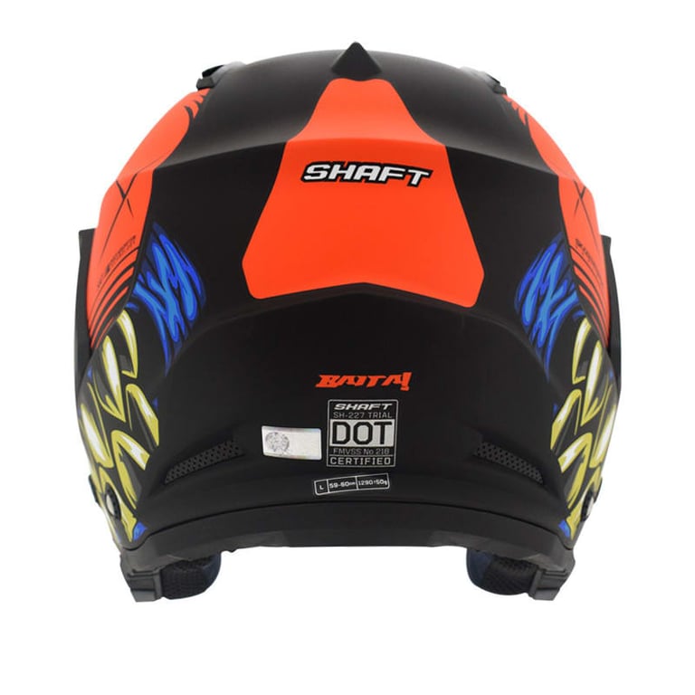 Casco Moto Shaft 227 Trial Baita N7 NJ.N Abierto con Visera Urbano