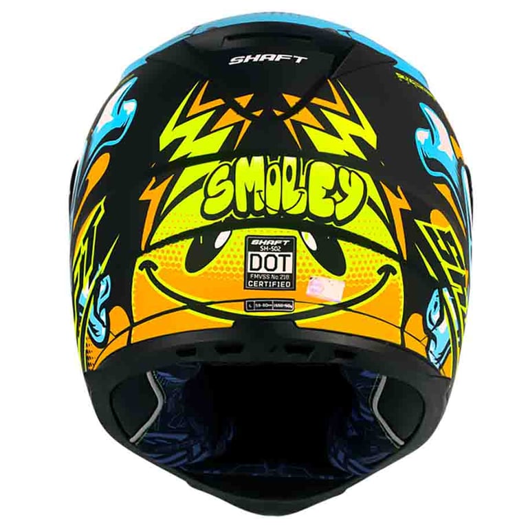 Casco Moto Shaft 502 Smiley AM.N SL Integral Norma DOT