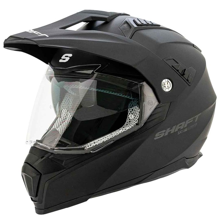 Casco Moto Shaft MX-380 Multipropósito Solid N.M