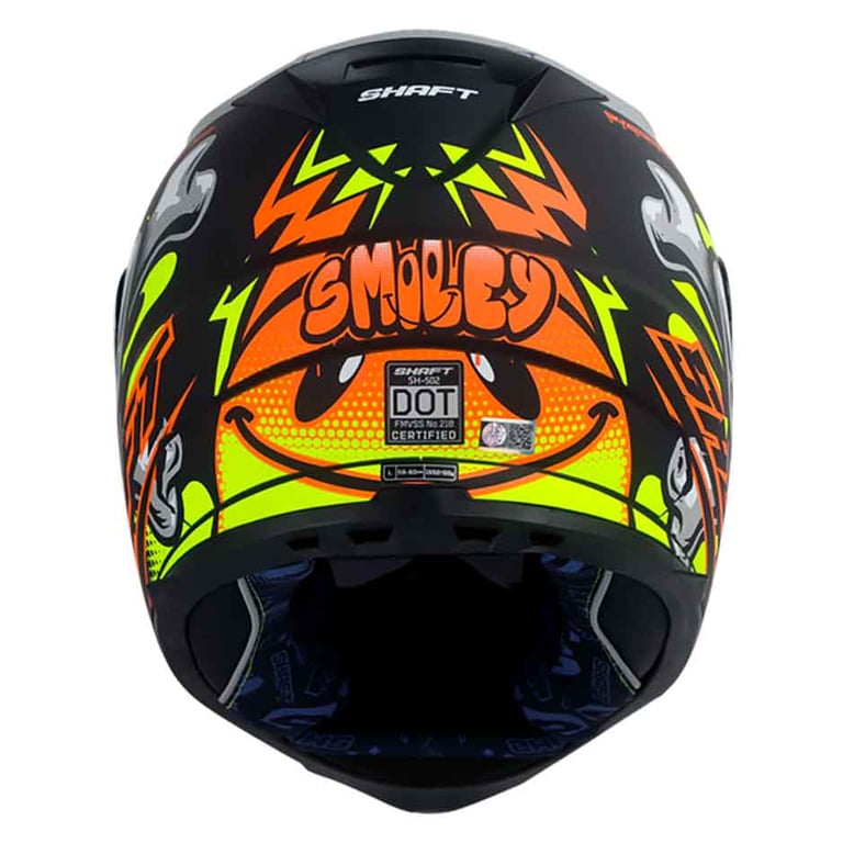 Casco Moto Shaft 502 Smiley NG NJ.N SL Integral Norma DOT