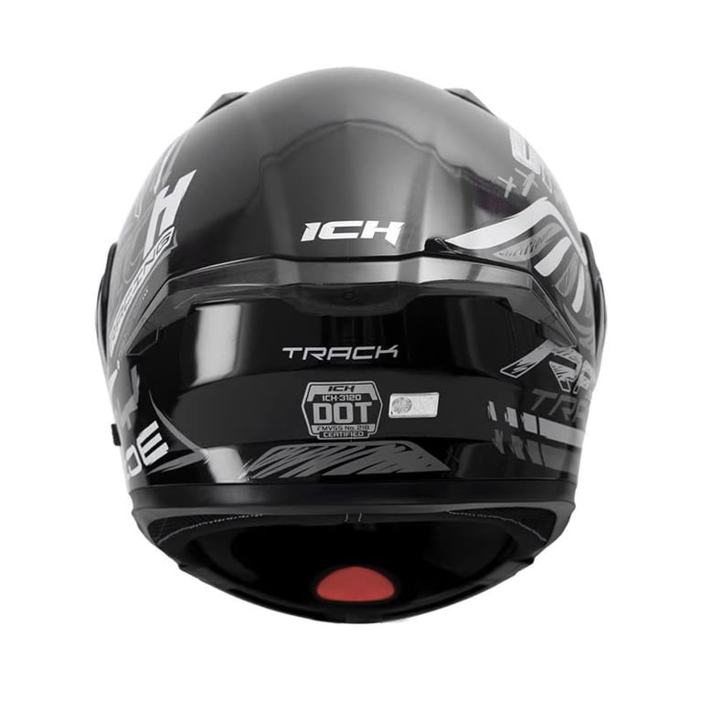 Casco Moto ICH 3120 Track GR Abatible con Sun Visor Certificación DOT