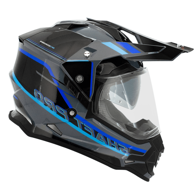 Casco Moto Shaft Pro MX-370DV Multipropósito Tourismo GR.M AZ