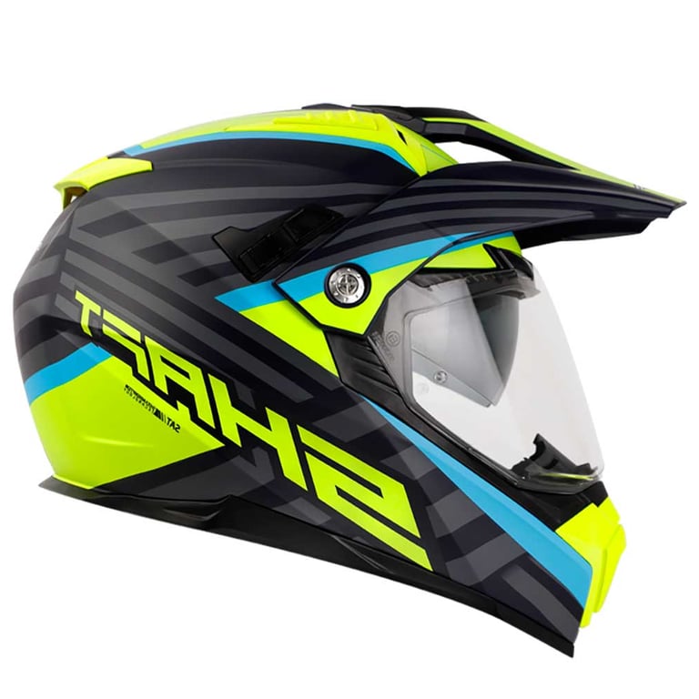 Casco Moto Shaft MX-380 Multipropósito Opal AZ.M AM.N