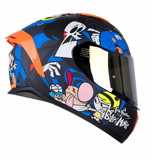 Casco Shaft 582SP EVO Billy y Mandy Azul Edición Limitada Cartoon Network