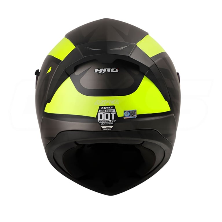 Casco Moto HRO 518DV Asper AM.N TR Integral con Sun Visor Norma DOT