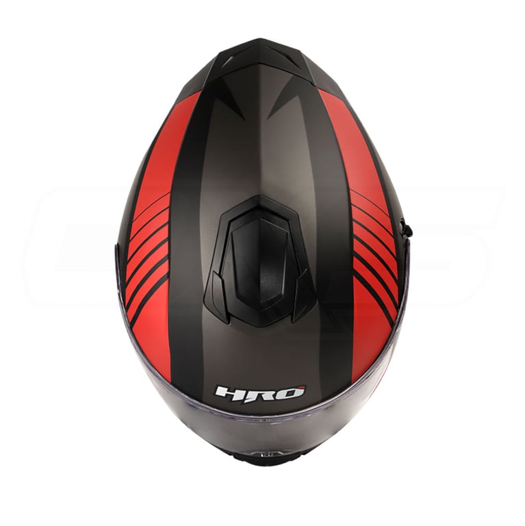 Casco Moto HRO 518DV Asper RJ TR Integral con Sun Visor Norma DOT