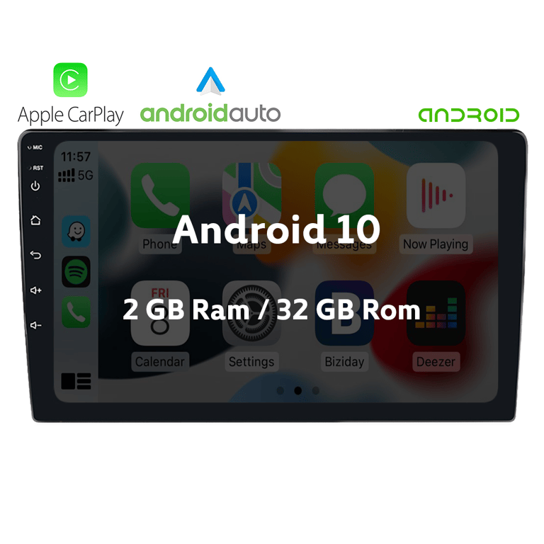 Radio Android 9 pulgadas IPS DSP 4G 2GB RAM - 32GB ROM