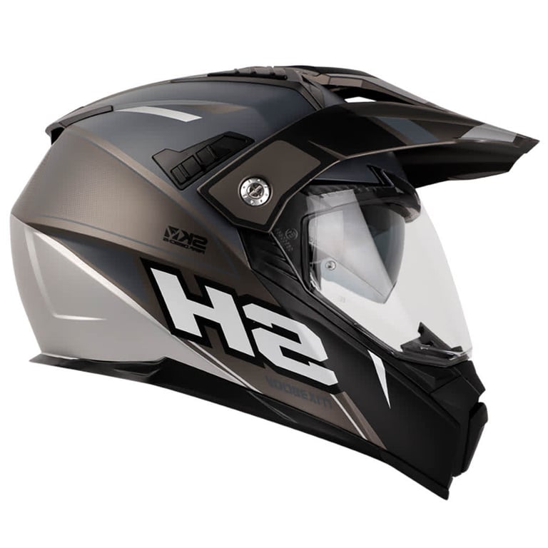 Casco Moto Shaft MX-380 Multipropósito Rebel N.M GR