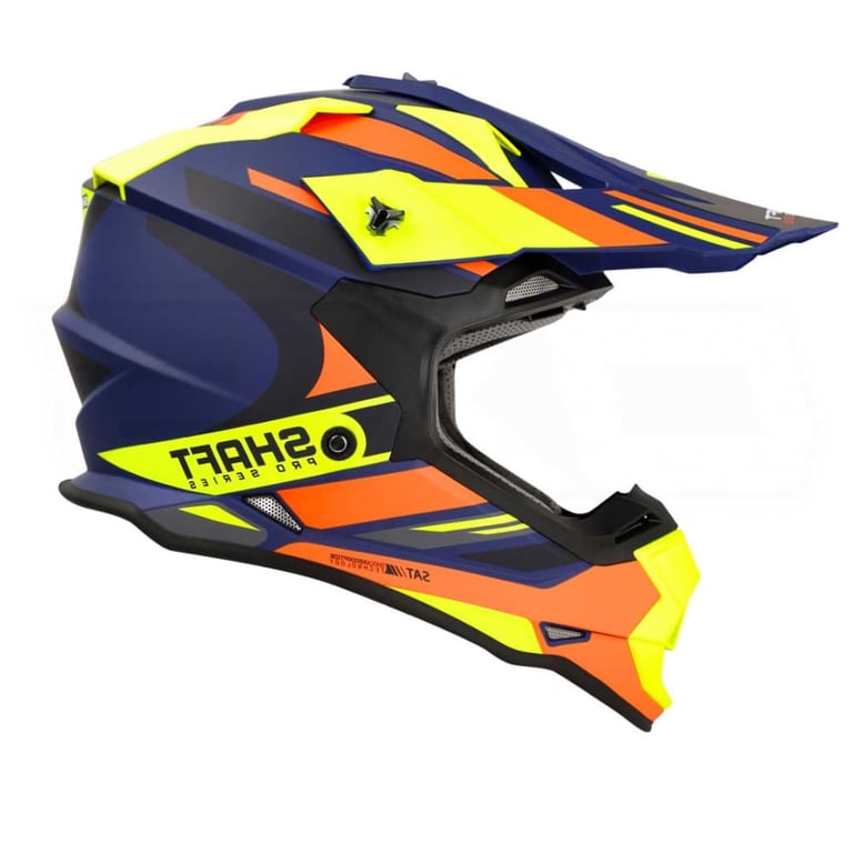 Casco Moto Shaft Pro MX-08 Sheba AZ.Navy.M Motocross Enduro Bigtrail