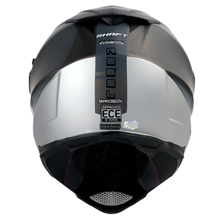 Casco Moto Shaft MX-380 Multipropósito Rebel N.M GR