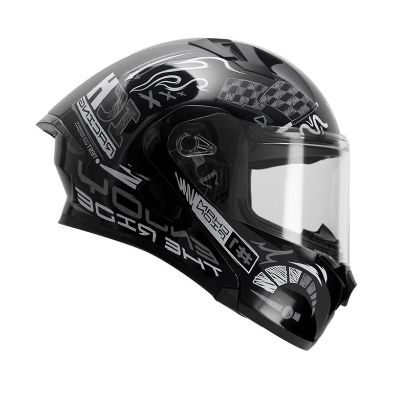 Casco Moto ICH 3120 Track GR Abatible con Sun Visor Certificación DOT