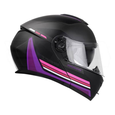 Casco Moto Abatible Shaft 3910DV Legend FC.N TR Sun Visor Norma Europea