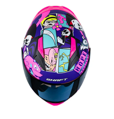 Casco Shaft 582SP EVO Billy y Mandy Edición Limitada Cartoon Network