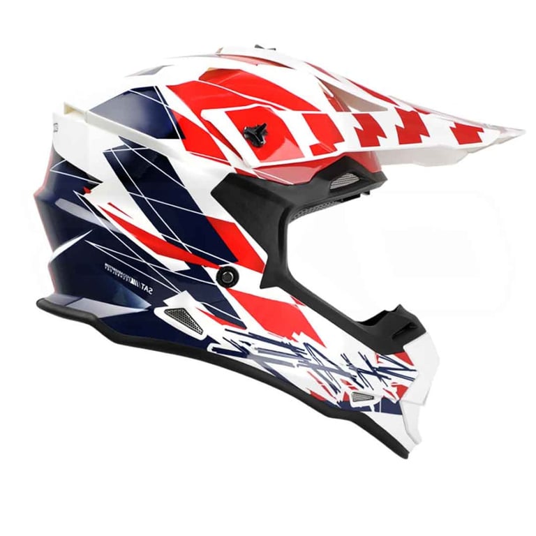 Casco Moto Shaft Pro MX-08 Ztorm BL Motocross Enduro Bigtrail