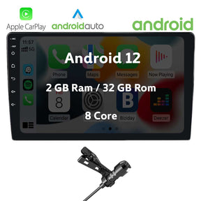 Radio Android 10 pulgadas IPS DSP 4G 2GB RAM - 32GB ROM + Micrófono Lavalier
