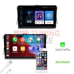 Radio Android 9 Pulgadas Volkswagen Apple Carplay Android Auto Cable 1GB RAM - 16 GB ROM