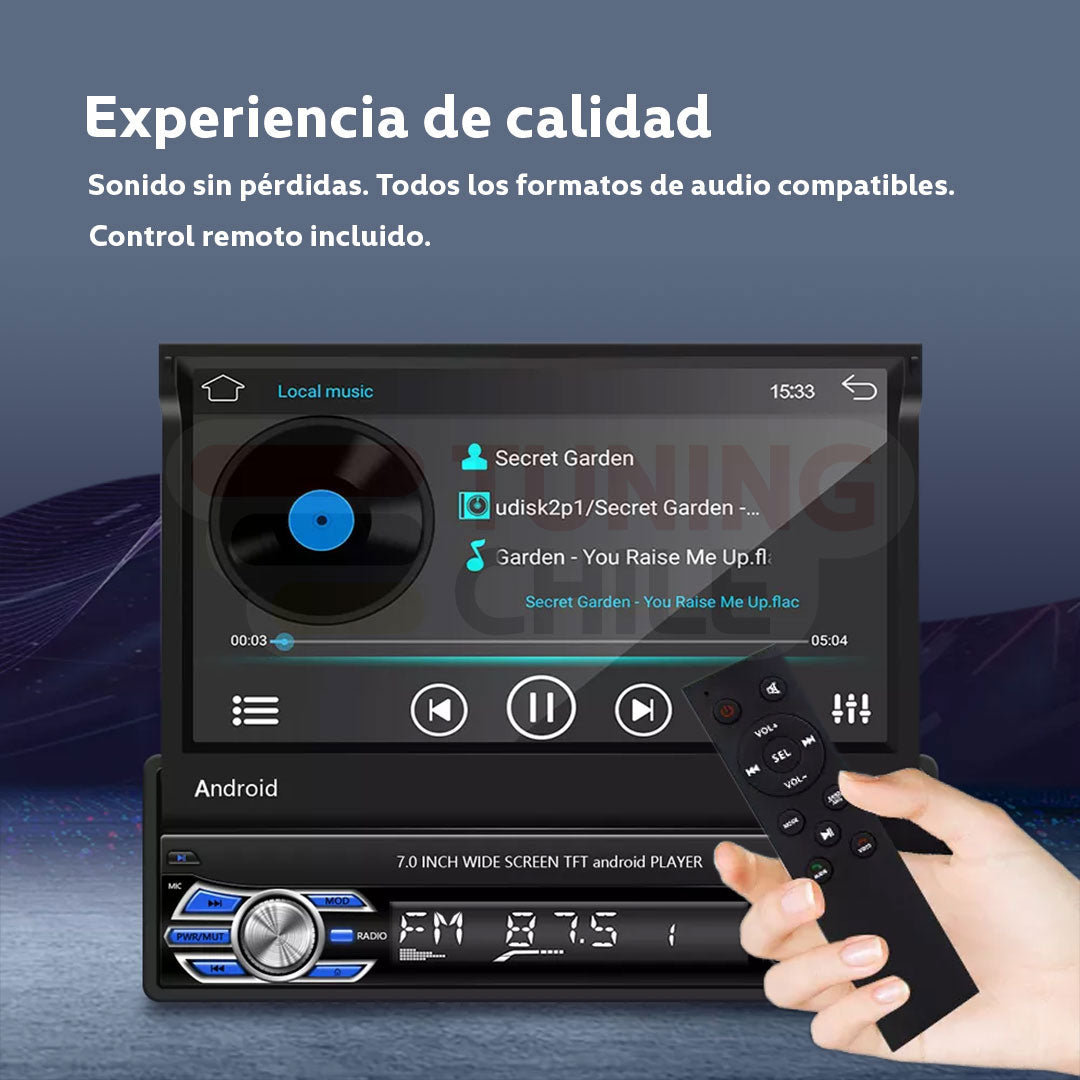 Auto Radio Android 1din Universal 10.1 Pulgadas