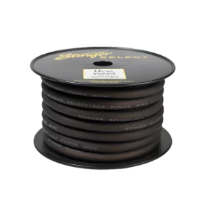 Rollo Cable Alimentación Stinger Negro