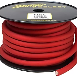 Rollo Cable Alimentación Stinger Rojo